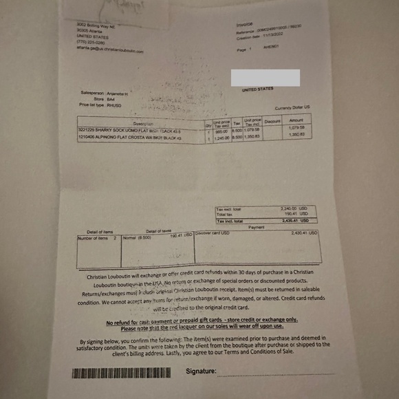 Christian Louboutin Sharky Sock Uomo Flat - Picture 8 of 10